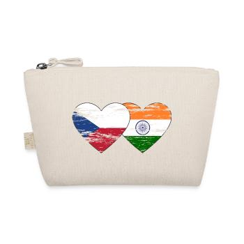 Czech Republic India Flag used - Organic Pouch - nature - Front