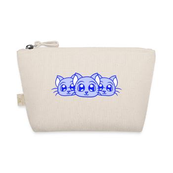 3 chats Trois amis Équipe Équipe Famille Groupe Mignon - Trousse biologique - nature - Devant