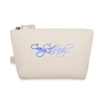Chat fou Dame Texte Folle Femme Chats Amour - Trousse biologique - nature - Devant