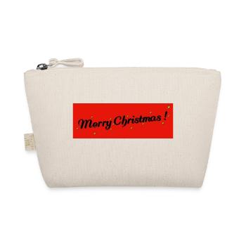 Merry Christmas - Bio-Täschchen - Natur - Vorne