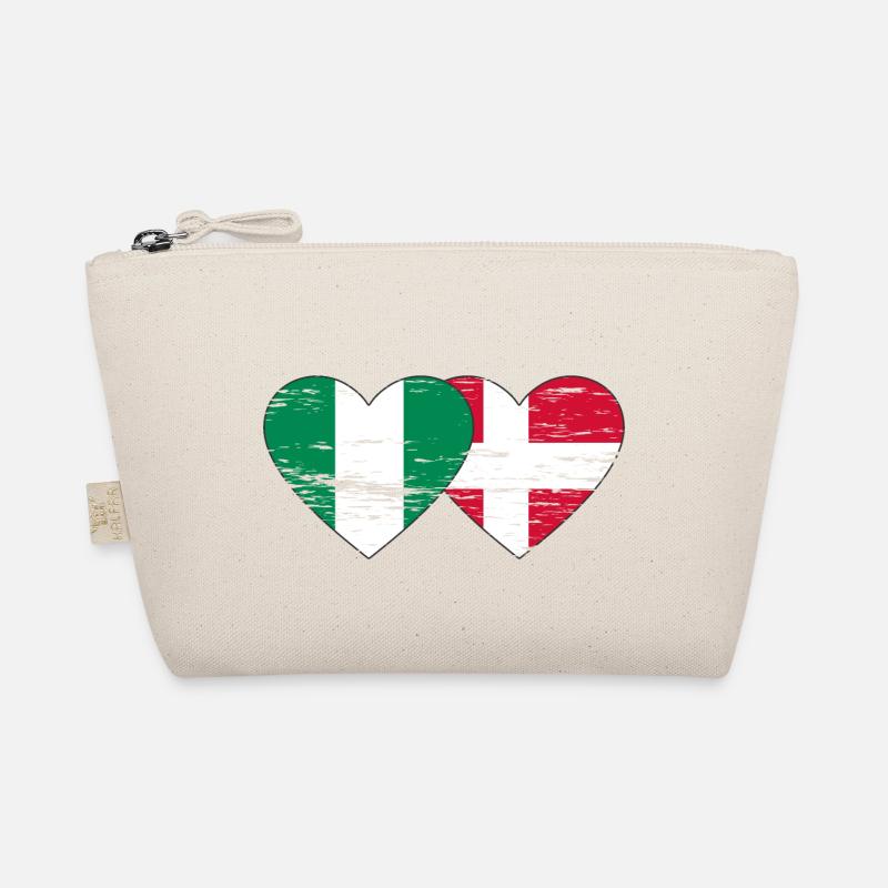 Nigeria Danemark Drapeau Coeur Utilisé Trousse biologique