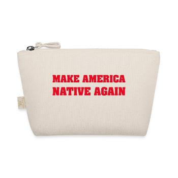 american native, deadly day, apache - Bio-Täschchen - Natur - Vorne