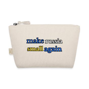 Make russia small again, blue yellow - Organic Pouch - nature - Front
