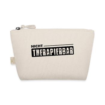 Lustiger Spruch Bild Witzig Humor Geschenkidee - Bio-Täschchen - Natur - Vorne