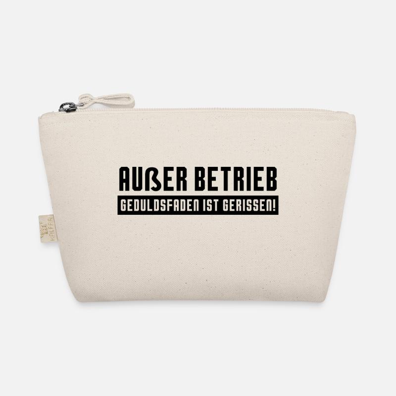 Lustiger Spruch Bild Witzig Humor Geschenkidee - Bio-Täschchen - Natur