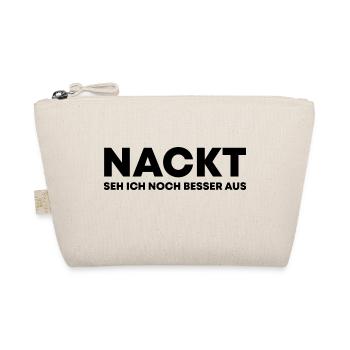 Funny Saying Picture Funny Humor Gift Idea - Organic Pouch - nature - Front
