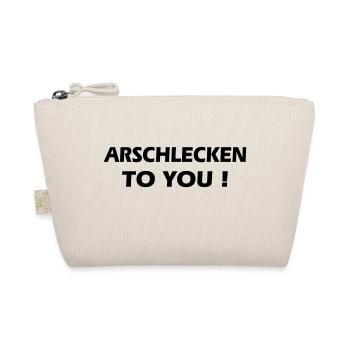 Arschlecken - Bio-Täschchen - Natur - Vorne