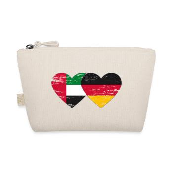 United Arab Emirates Germany Heart - Organic Pouch - nature - Front