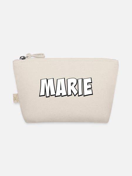 Marie Vorname Geschenk - Bio-Täschchen - Natur - Vorne