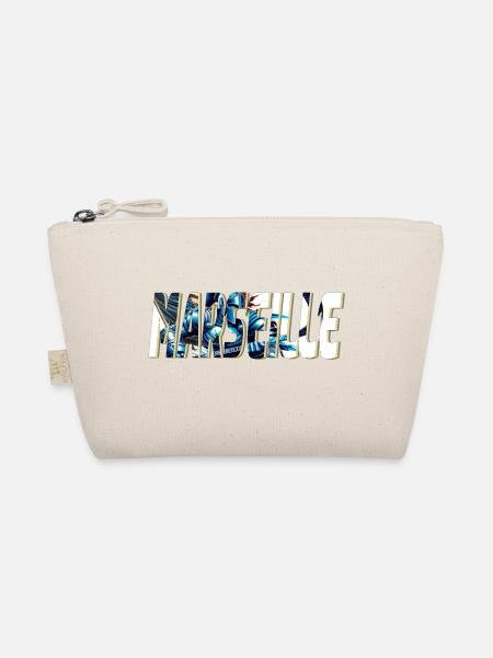Marseille design stylisé BD - Trousse biologique - nature - Devant