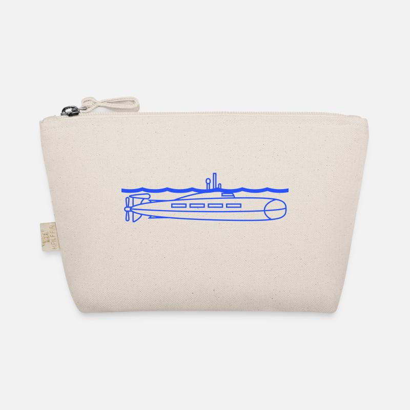 Submarine Water Surface Periscope Watching Dives Organic Pouch