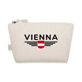Vienna Austria Flag T Shirt Outfit Design - Organic Pouch - nature - Front