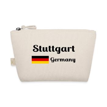 Stuttgart Germany- Stylish prints - Organic Pouch - nature - Front