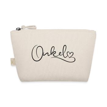 Uncle Font with Heart - Organic Pouch - nature - Front