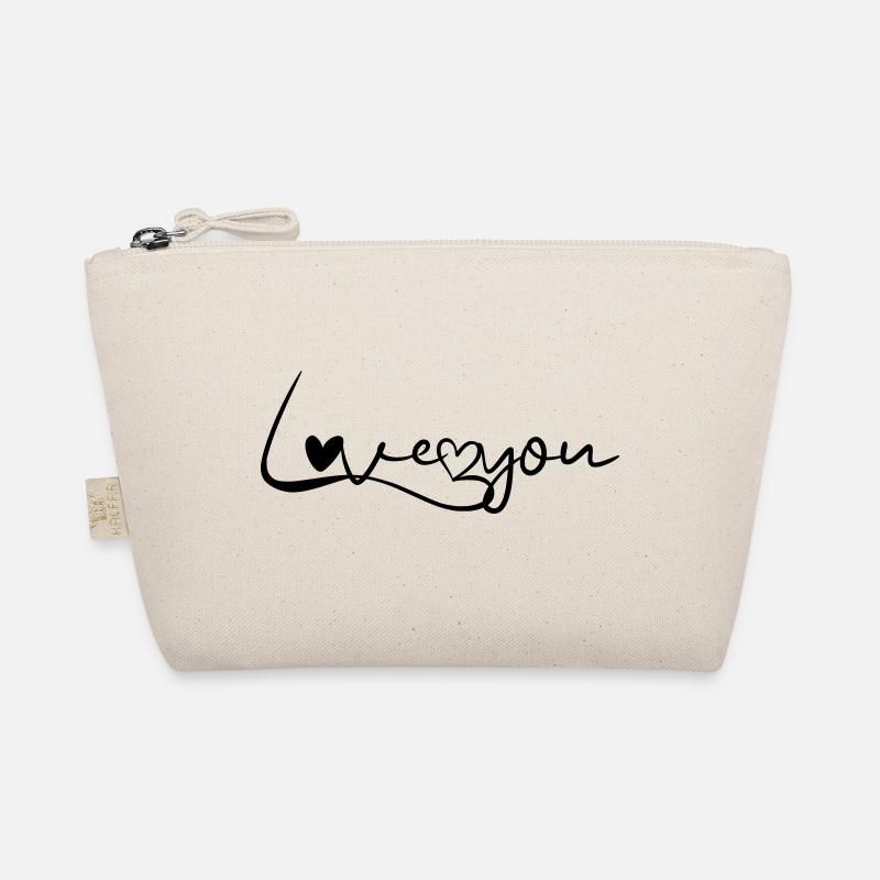 Love you heart Organic Pouch