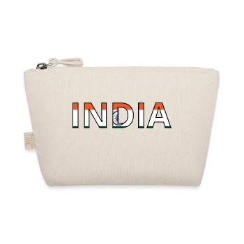 India Flag - Organic Pouch - nature - Front