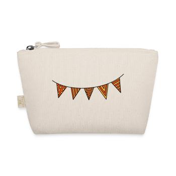 Pennant chain three-colour - Organic Pouch - nature - Front