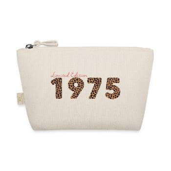 Jahrgang 1975, Geburtstagsgeschenk, Geschenk Frau - Bio-Täschchen - Natur - Vorne
