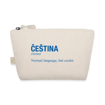 CESTINA Tschechisch Tschechien - Bio-Täschchen - Natur - Vorne