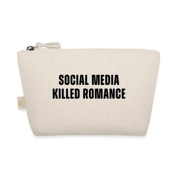 social media killed romance - Organic Pouch - nature - Front