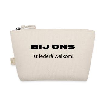Hier ist jeder willkommen – Antwerpener Dialekt - Bio-Täschchen - Natur - Vorne