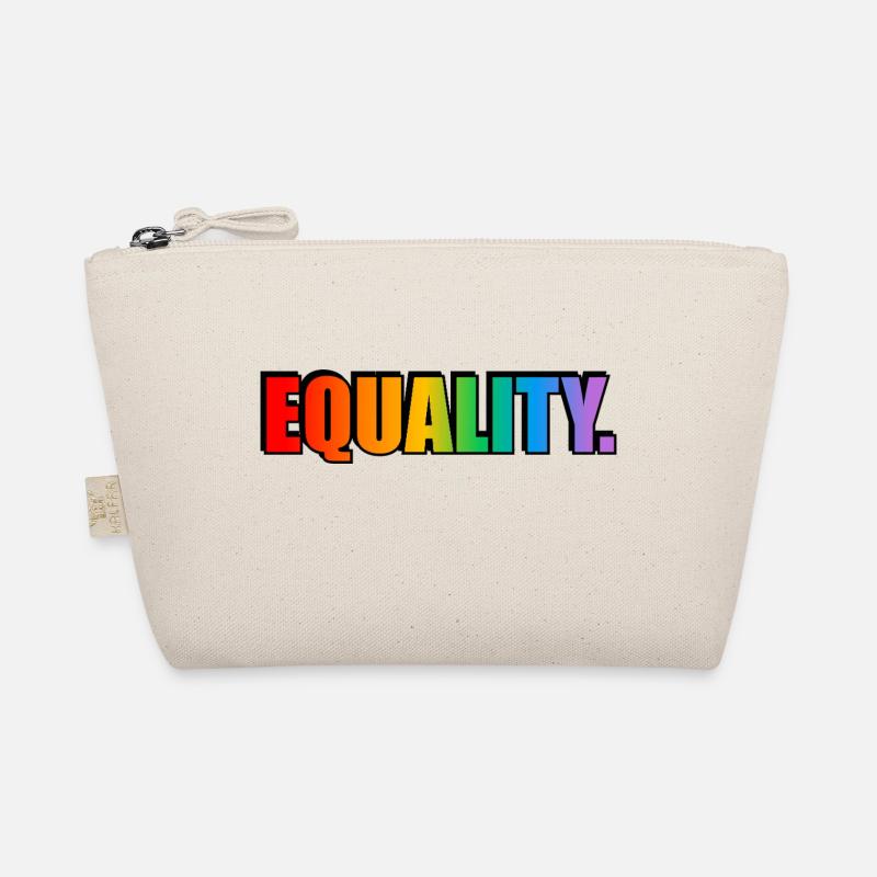 GLEICHBERECHTIGUNG - Regenbogentext - LGBT Pride Monat Bio-Täschchen
