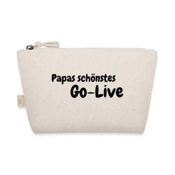 Papas schönstes Go-Live! - Bio-Täschchen - Natur - Vorne