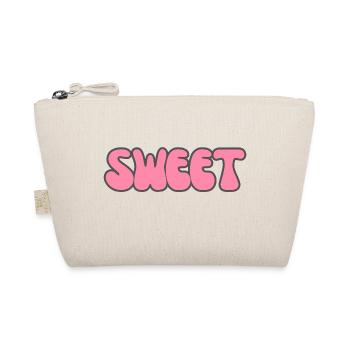 Modern Typography Cool Art Studio Brand Logo sweet - Bio-Täschchen - Natur - Vorne