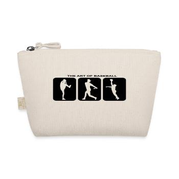 Baseball Softball USA Hardball Homerun Strike B - Organic Pouch - nature - Front