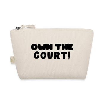 own the court! - Organic Pouch - nature - Front