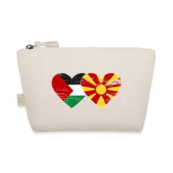 Palestine Macedonia flag used - Organic Pouch - nature - Front