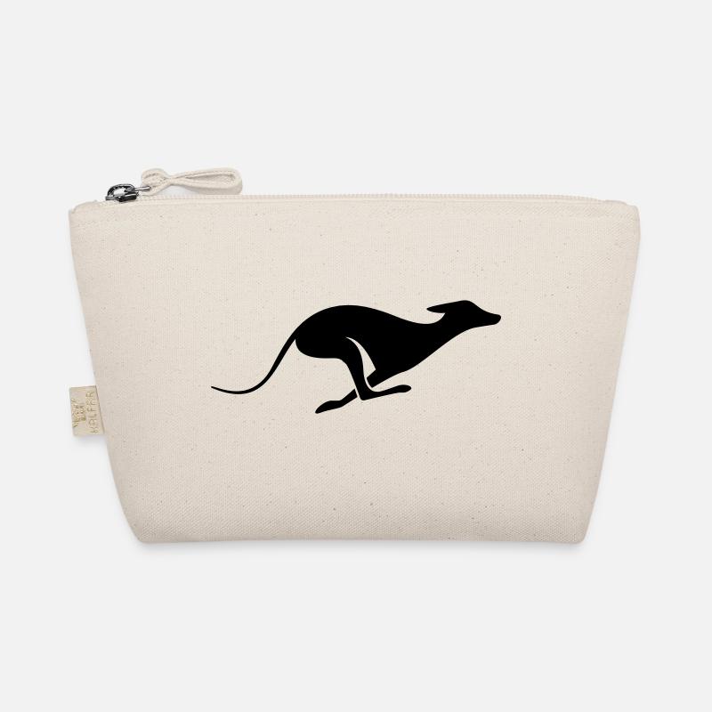 Windhund Silhouette – Lévrier, Greyhound Design Trousse biologique