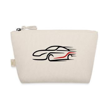 Car Turbo Logo Racing Car - Organic Pouch - nature - Front