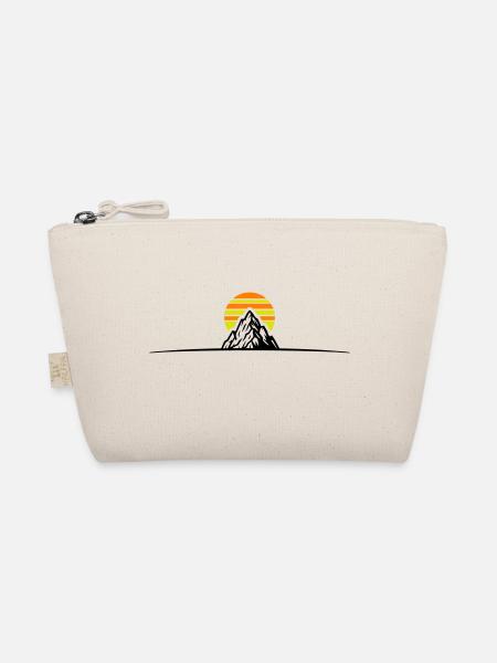 Mountains icon - Organic Pouch - nature - Front