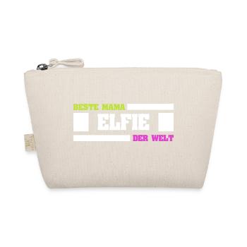 Elfie as a mother - Organic Pouch - nature - Front