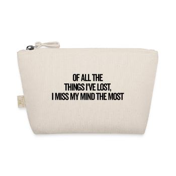 Mon me manque le plus - Trousse biologique - nature - Devant