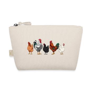 Illustration de famille de coq coloré - Trousse biologique - nature - Devant