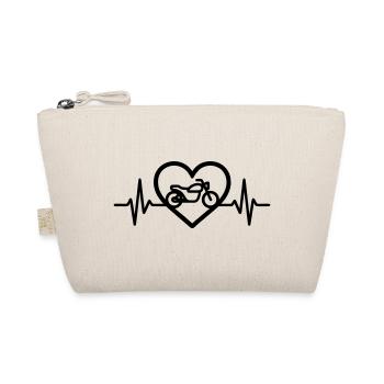 Moto Coeur Motard Passion - Trousse biologique - nature - Devant