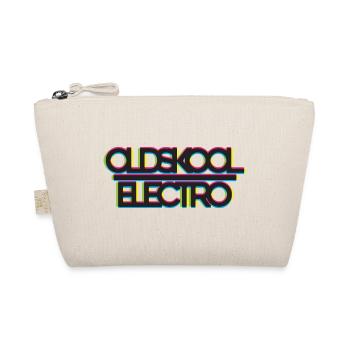 OldSchool Electro Neon 80er Jahre - Bio-Täschchen - Natur - Vorne