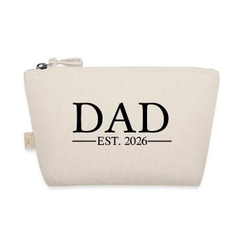 DAD est 2026 Papa  - Bio-Täschchen - Natur - Vorne