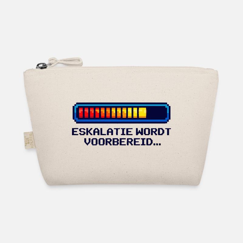 Eskalatie Nerd Shirt – Grappig Geek Design NL Organic Pouch