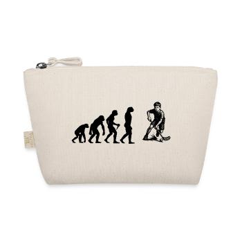 Tolles Unihockey Geschenk für Unihockey - Bio-Täschchen - Natur - Vorne