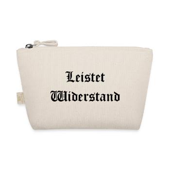 Leistet_wiederstand  - Bio-Täschchen - Natur - Vorne