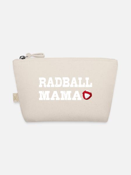 Radball, Radballer, Hallenradsport, Mama,  - Bio-Täschchen - Natur - Vorne