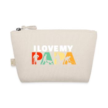 I Love My Papa Farmer Agriculture Gardening - Organic Pouch - nature - Front