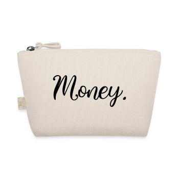 Money. Frauen Herren Statement - Bio-Täschchen - Natur - Vorne