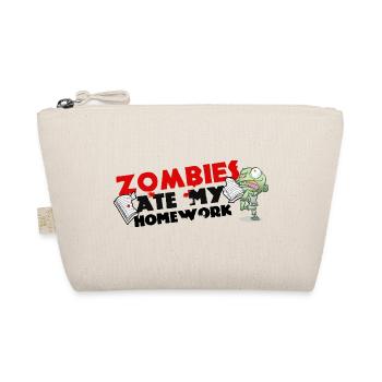 Zombies Ate My Homework – Hausaufgaben Horror - Bio-Täschchen - Natur - Vorne