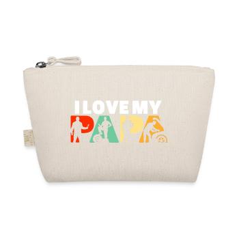 J’adore le design de mon Papa Mechanic - Trousse biologique - nature - Devant