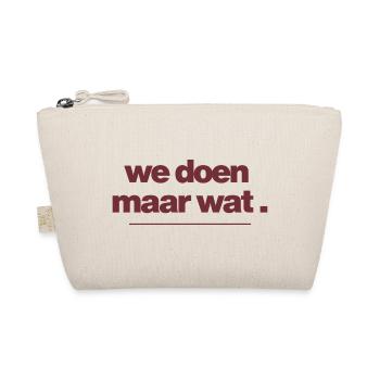 Faisons juste un peu de typographie - Trousse biologique - nature - Devant