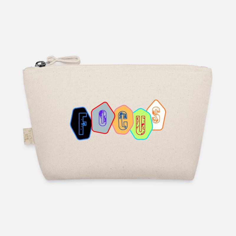 Focus in chrome blocks Organic Pouch